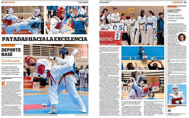 Las Finales de los Juegos, en Diario de Navarra